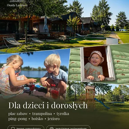 Osada Laskowo, Osrodek Nad Jeziorem Dağ evi Laskowo